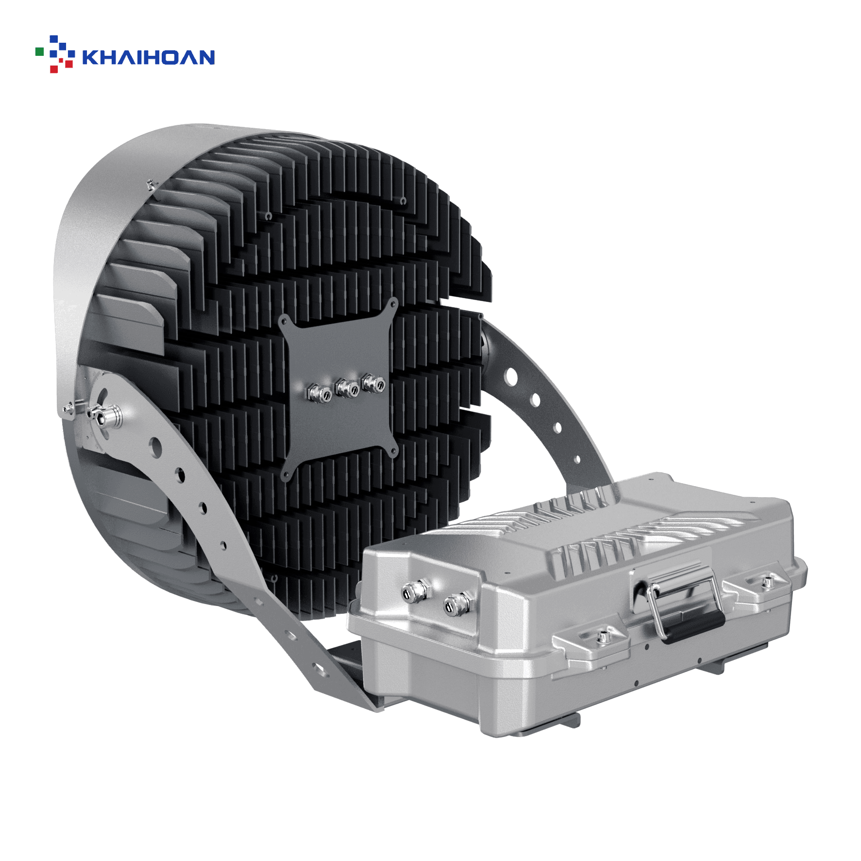 Mecree R580 — mặt sau tản nhiệt